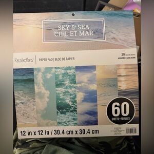 Recollections Sky & Sea Paper Pad - Oceanic Hues

Album pages just a bonus!
